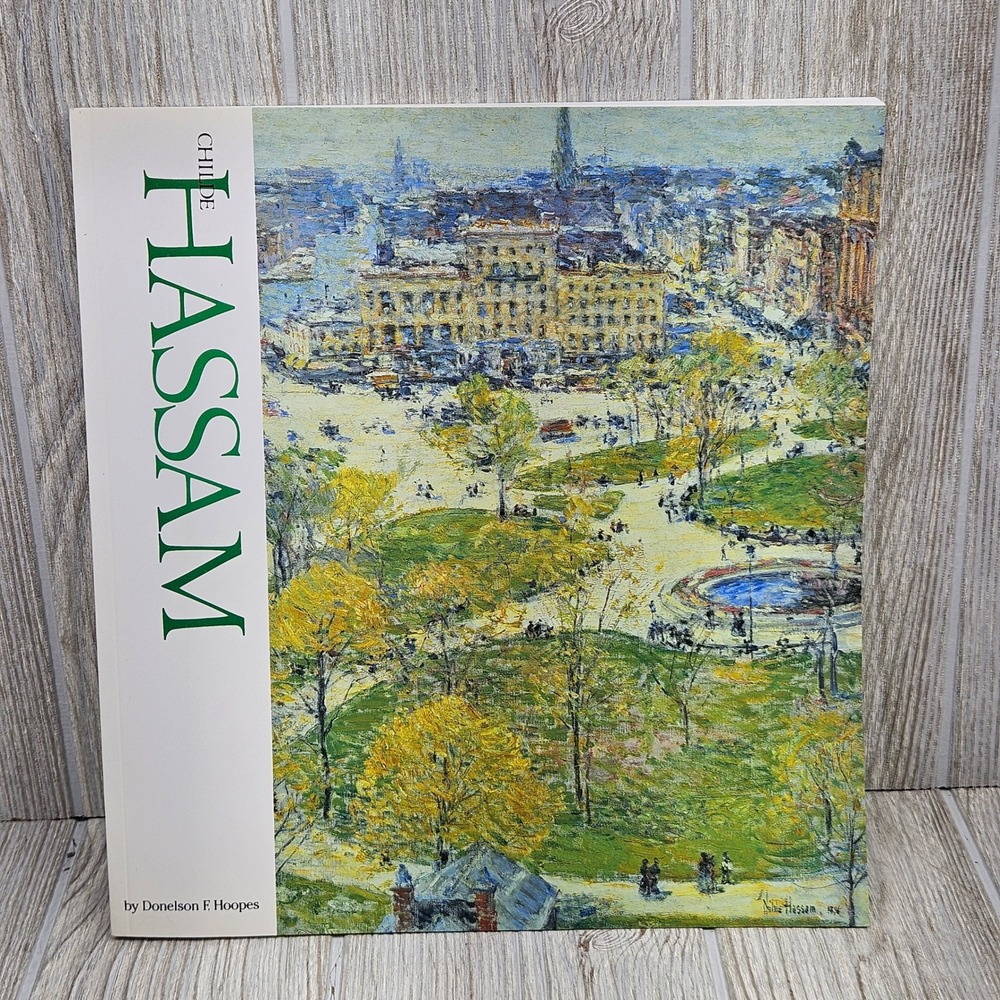 Childe Hassam Art Book Donelson F Hoopes Watson-Guptill Paperback Impressionism